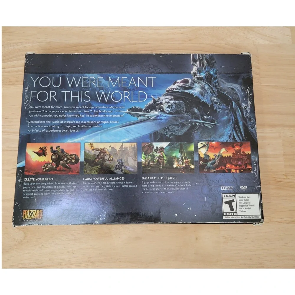World of‎ Warcraft PC Game DVD Set w/ Beginner's Guide 2004-2013